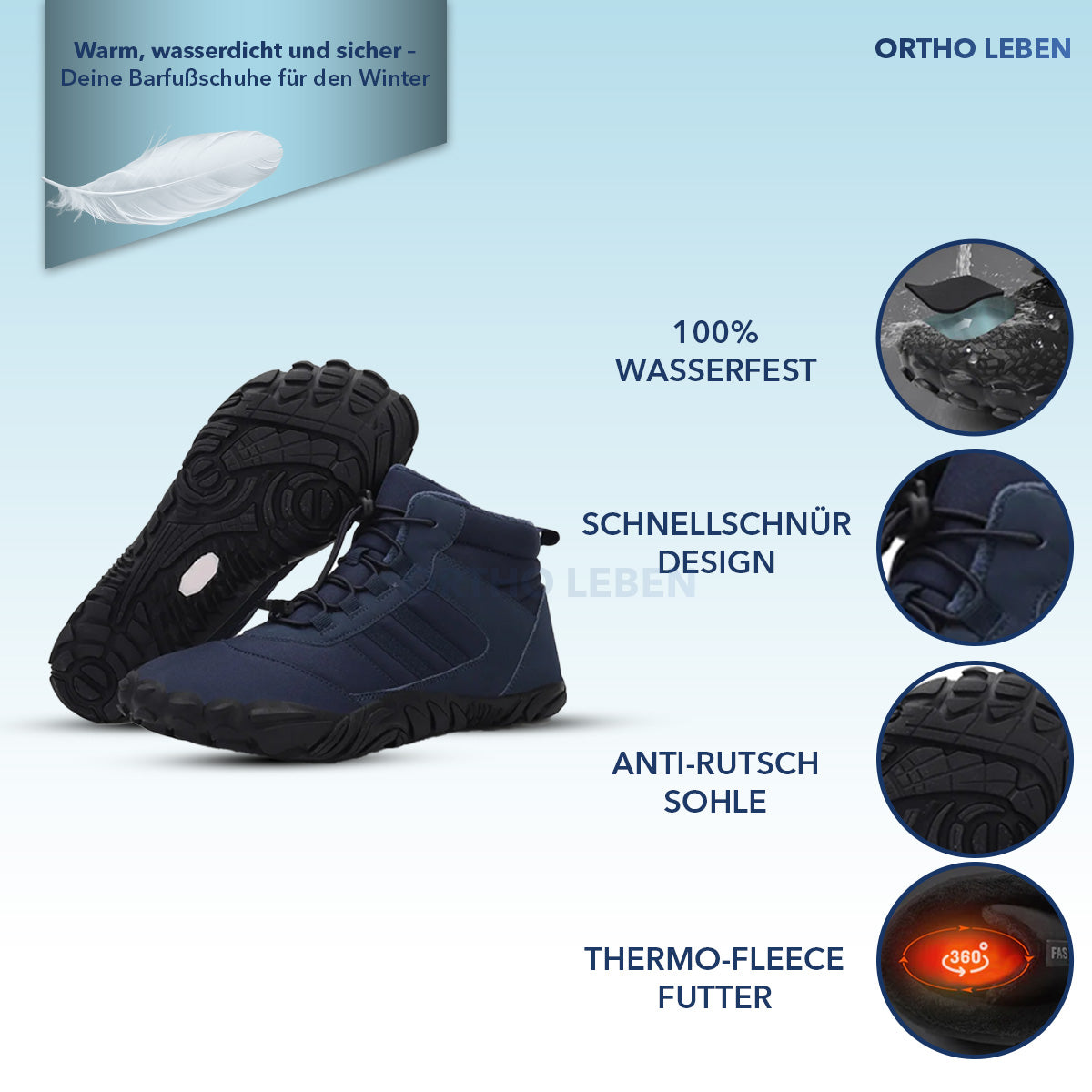 FrostFlex - Winter Barfußschuh