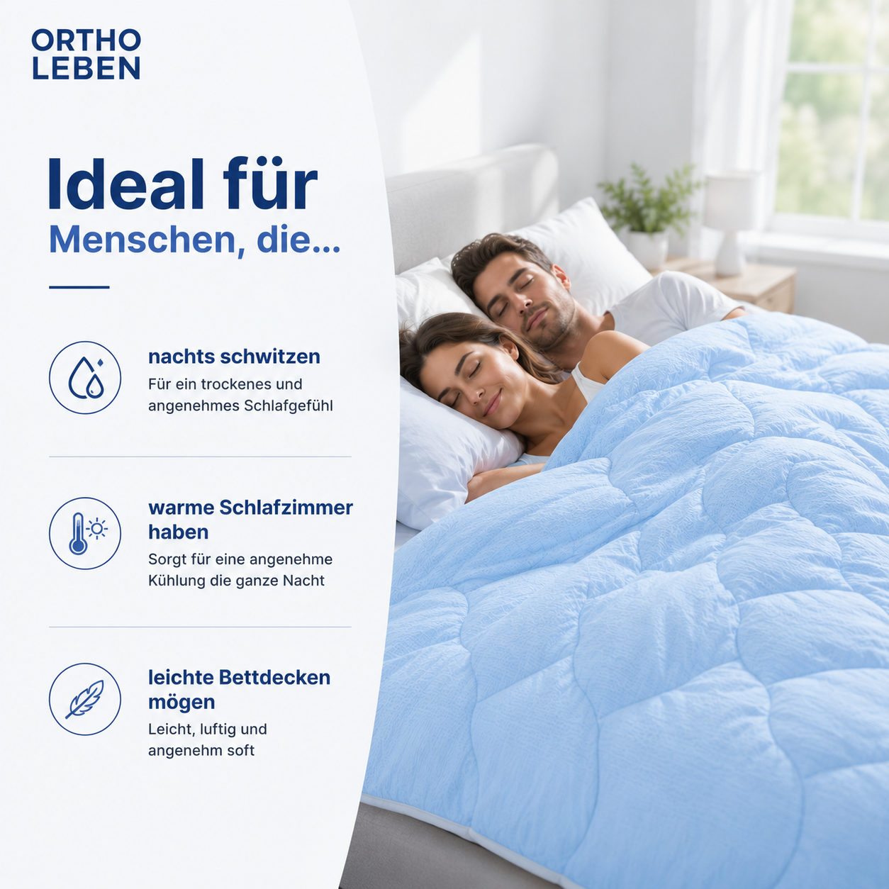 OrthoLeben® Cooling Bettdecke