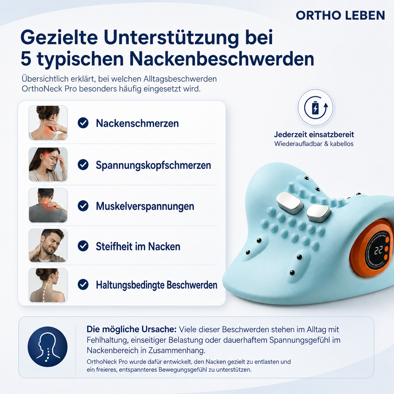 OrthoNeck Pro - Nackendehner