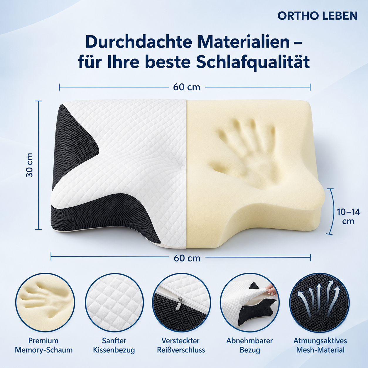 ErgoSleep Memory Kissen