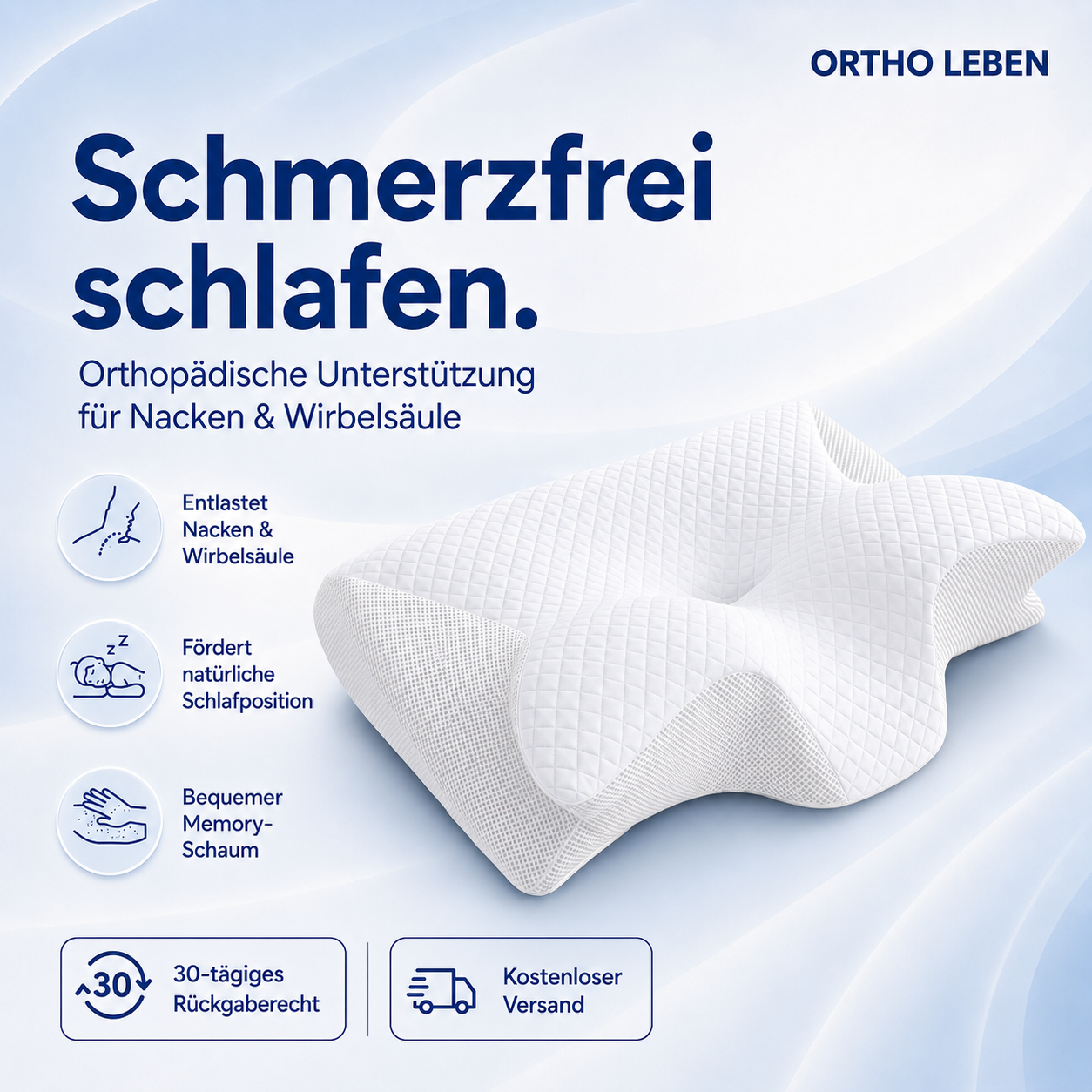 ErgoSleep Memory Kissen