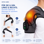 OrthoShoulder Pro™ – Intelligente Wärme- & Massagebandage für die Schulter