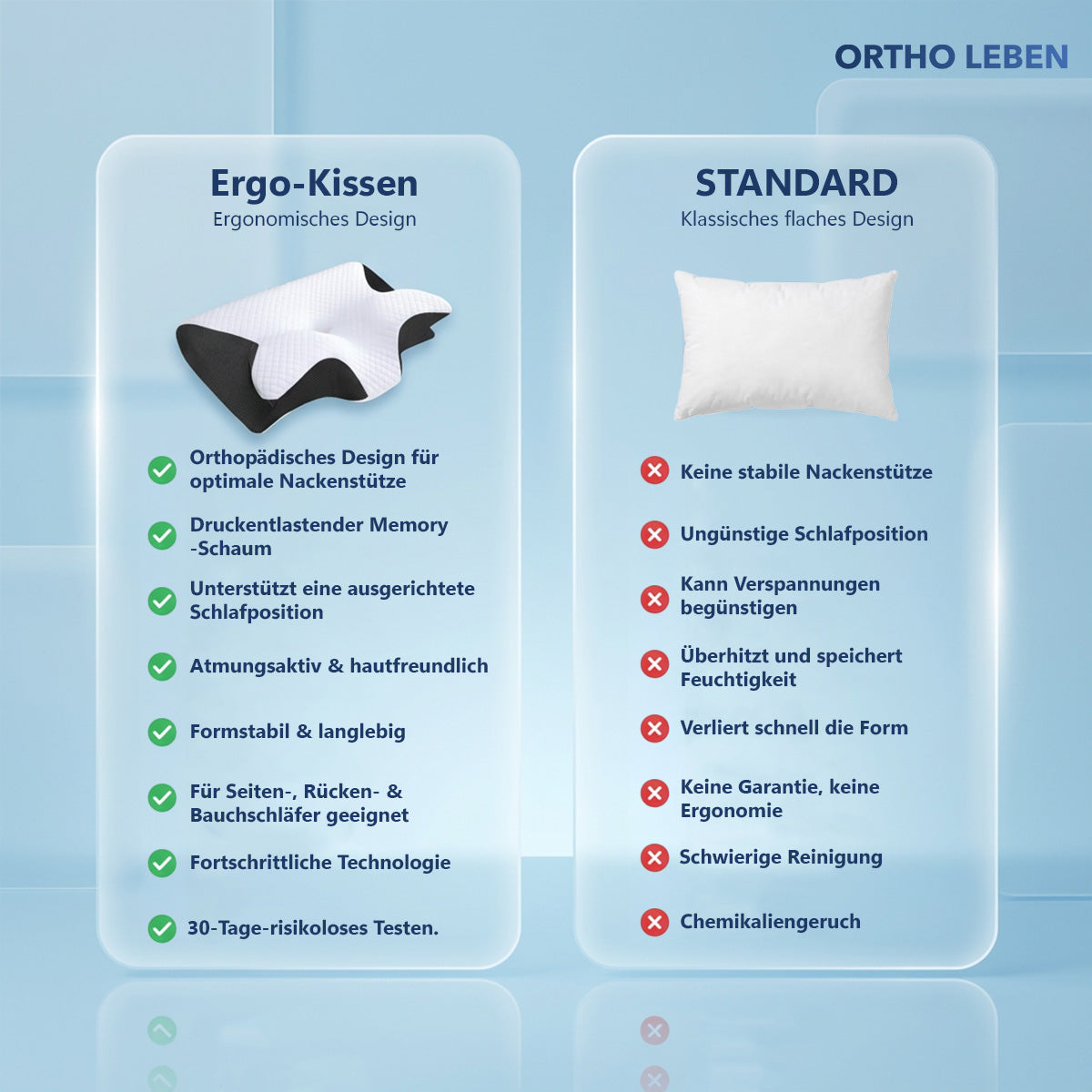 ErgoSleep Memory Kissen