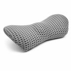 Lendenstützkissen aus Memory Foam in Hellgrau