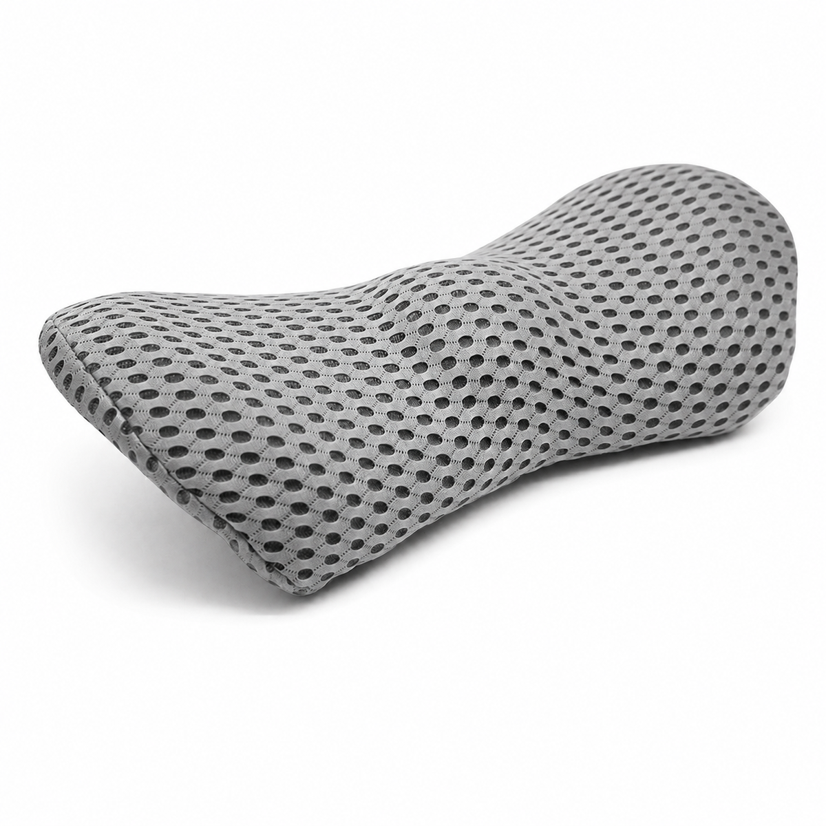 Lendenstützkissen aus Memory Foam in Hellgrau